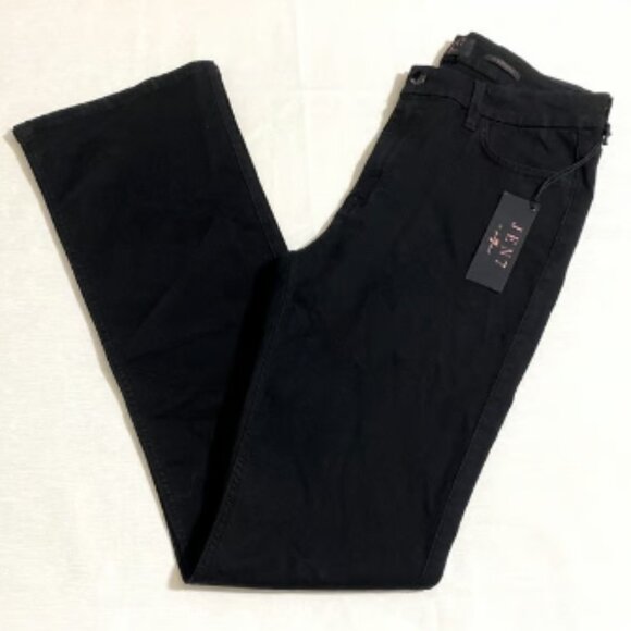 JEN7 by 7 For All Mankind Women's Slim Bootcut Black Jean Pants Size 12 - Picture 3 of 9